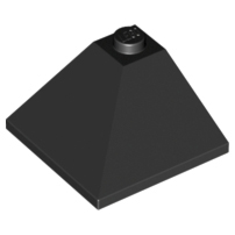 Dakpan 33° 3x3 dubbel hoek Black